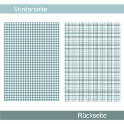 Kariert seegrün - Designpapier